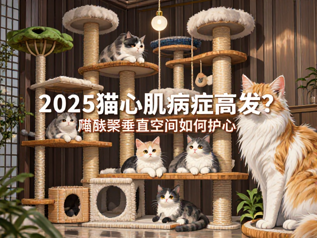 2025猫心肌病症高发?猫爬架垂直空间如何护心