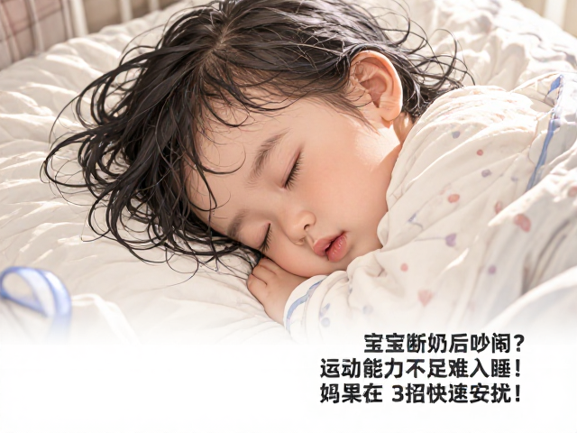 宝宝断奶后夜间吵闹？运动能力不足难入睡，3招快速安抚