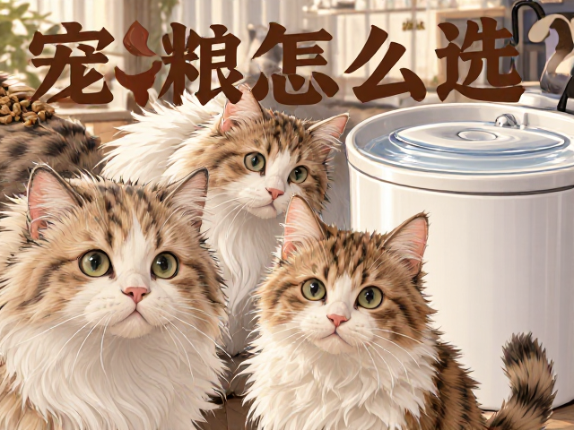 专用猫粮怎么选？搭配宠物保险与清洁饮水机，养猫更省心