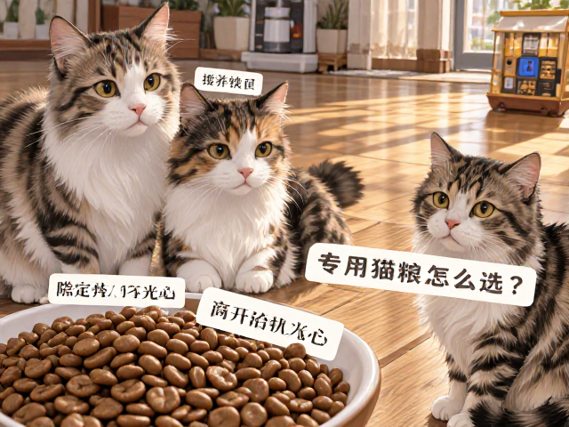 专用猫粮怎么选?搭配宠物保险与清洁饮水机,养猫更省心