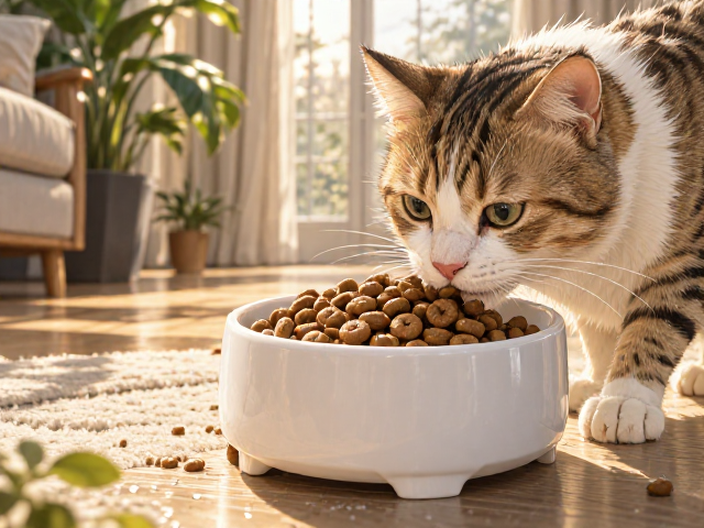 专用猫粮怎么喂?慢食碗防噎,室内家居好物,养猫更省心