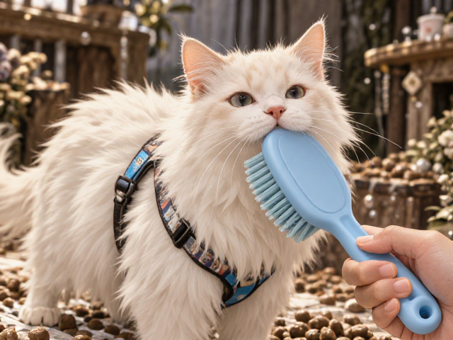 专用猫粮怎么选?硅胶洗澡刷与胸背牵引绳养宠好物全测评