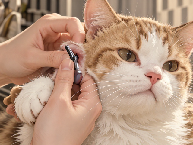 猫咪掉毛严重？注意补钙与耳部清洁，3招解决