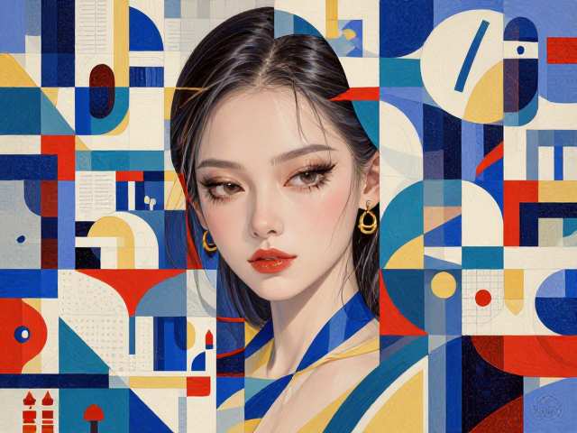 几何抽象漆面彩绘，方形艺术设计灵感与流行趋势解析