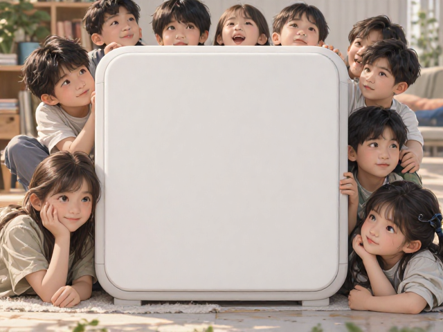 现代极简风儿童安全方形家具,守护成长每一步