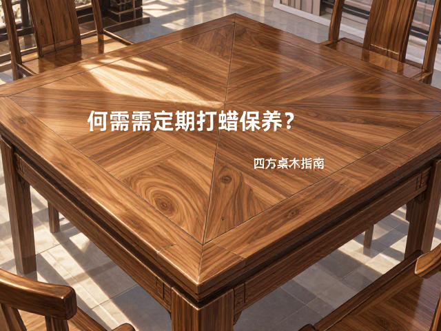 实木家具束腰结构解析，为何需定期打蜡保养？方形桌护木指南