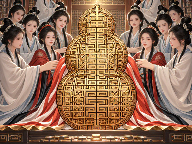 福禄寿喜纹方形榫卯拼接工艺,传承匠心美学