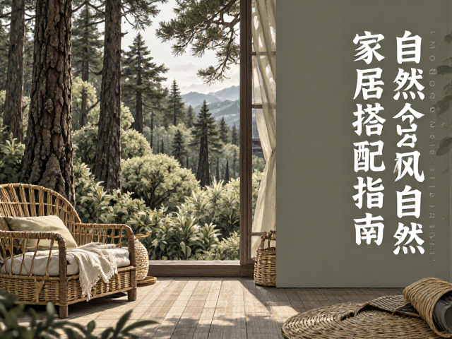 松木,亚麻,草编,2024自然风家居搭配指南,打造治愈系空间