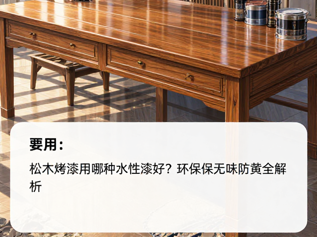 松木家具喷涂烤漆用哪种水性漆好？环保无味防黄变全解析