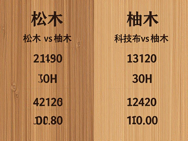 松木vs科技布vs柚木,2024家居材质怎么选?避坑指南,价格对比