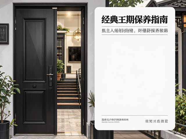 家用入户黑白经典门定期保养指南