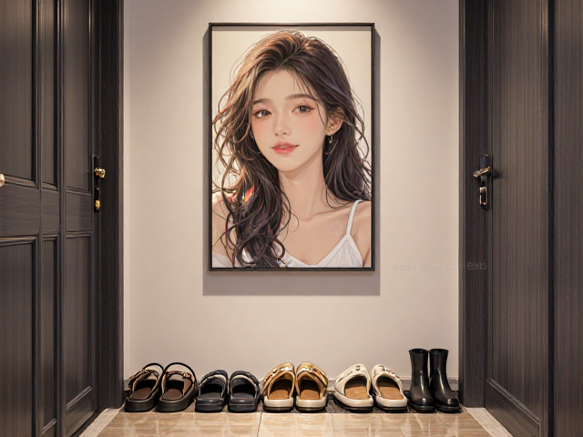 入户墙面挂画与换鞋辅助,打造舒适便捷的家庭玄关收纳指南