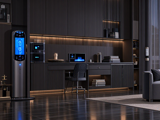 复古深色调下的现代简约，智能功能集成打造高颜值家居