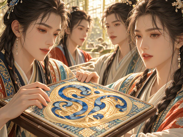 辫绣技法详解，如何完美呈现曲线与几何纹样之美