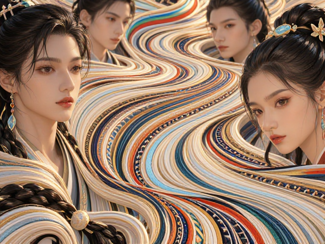 曲线表现的张力与流动性构建