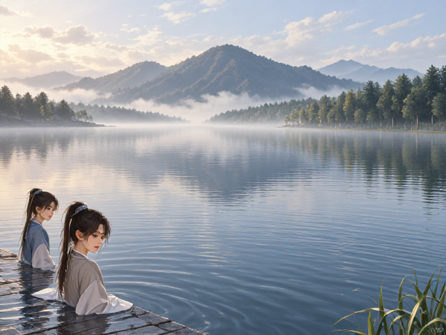 实战场景解析:晨雾散去后的湖面表现