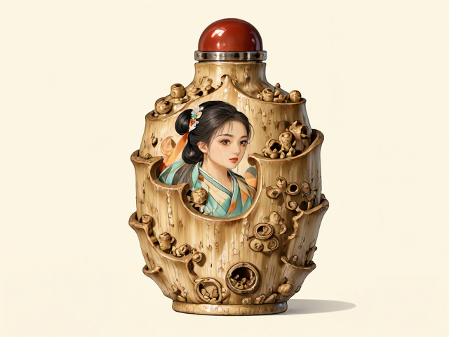 竹根雕刻漆器鼻烟壶防裂技巧，传统工艺保护指南