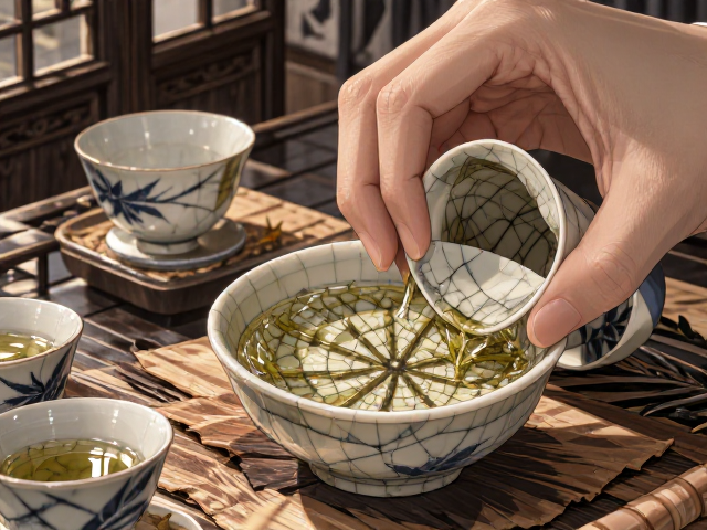 开片纹在茶艺表演中的互动与叙事功能