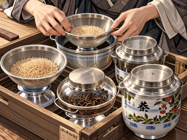 茶艺爱好者必看,滤网麻与茶叶罐的收纳美学