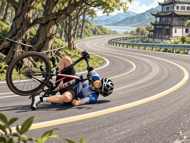盘山弯道骑行侧滑摔车?树根障碍跨越技巧与避坑指南