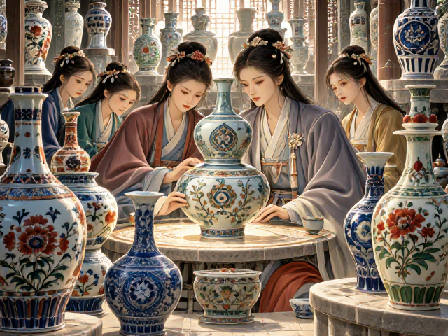 明清瓷器鼎盛期的窑汗之谜，揭秘绝美釉色搭配美学