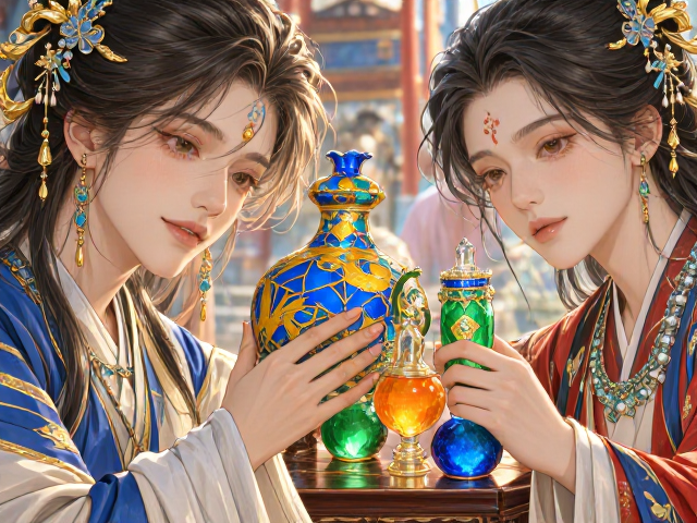 古法琉璃与錾胎珐琅区别，一图识破掐丝珐琅与琉璃差异