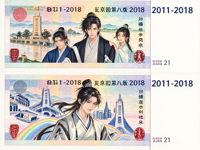 北京第八版普票2011-2018,面值与彩虹印刷特征全解析
