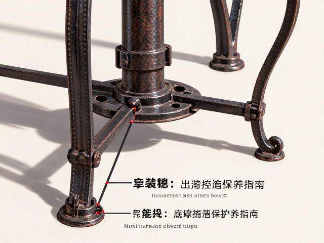 铸铁家具稳固弓形脚支架安装与底座清洁保养指南