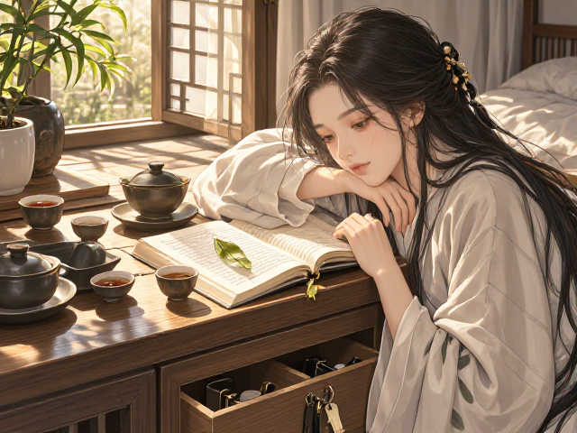 午后品茶阅读,入户收纳钥匙,打造卧室静谧角落