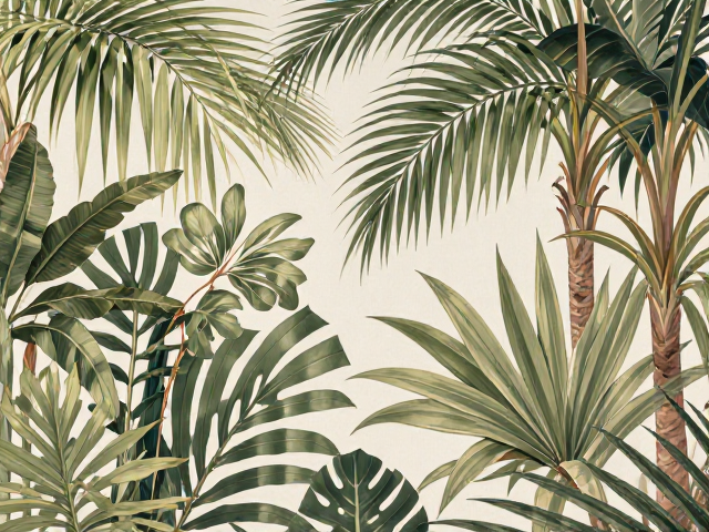 热带植物纹样现代简约风，打造浪漫休闲家居灵感