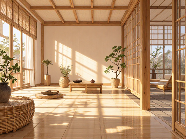 现代简约藤编竹编与日式原木风，打造治愈系家居空间