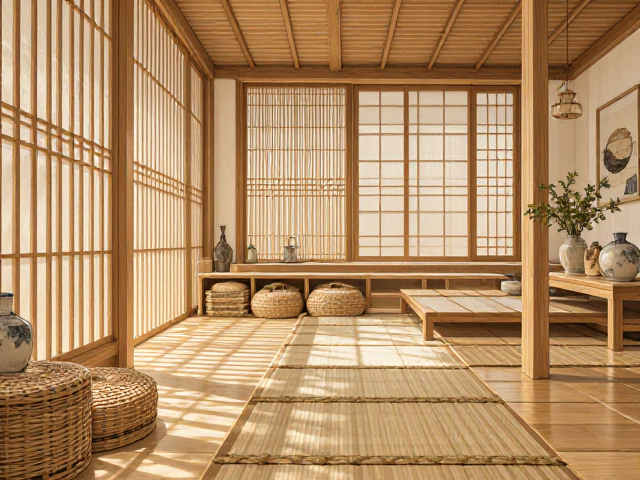 现代简约藤编竹编与日式原木风，打造治愈系家居空间