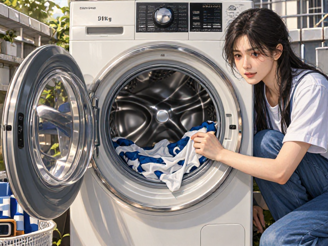 80kg标准型洗衣机定期清洁指南，小型机型专用面料护理法