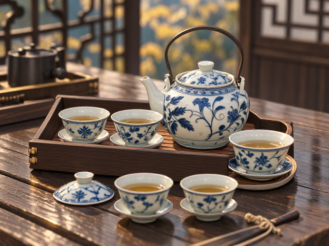 迷你款中式古典便携茶具套装,小巧精致适合出差旅行