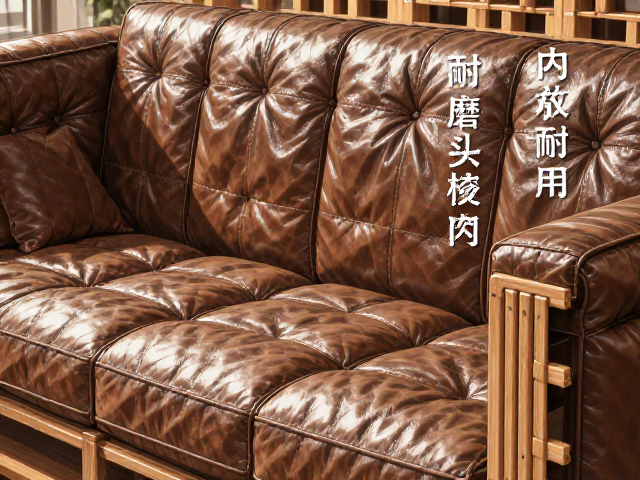 软包沙发选材指南，耐磨皮革搭配实木内架，耐用又显贵