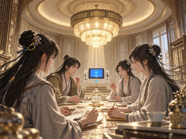轻奢智能灯具,融合传统纹样,打造AI智控美学空间