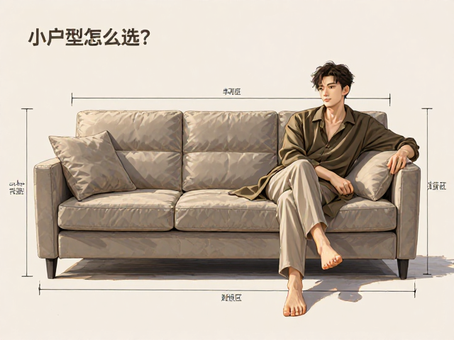 小户型沙发怎么选？精确测量长宽高，总长度决定舒适度与空间感
