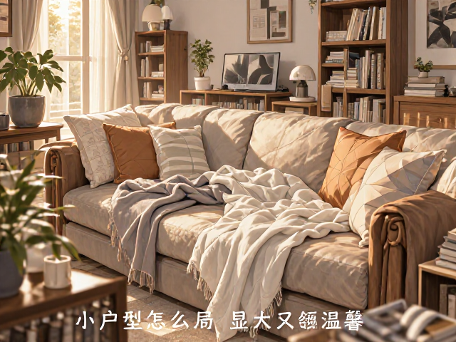小户型沙发怎么选?围合式布局显大又温馨,小户型装修灵感