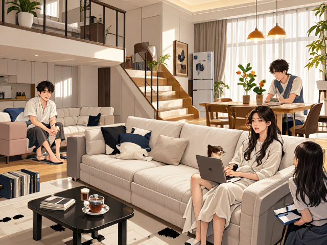 LOFT小户型沙发怎么选？客餐厅一体布局显大又舒适