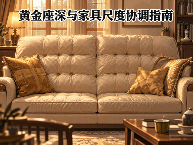 小户型沙发怎么选?黄金座深与家具尺度协调指南