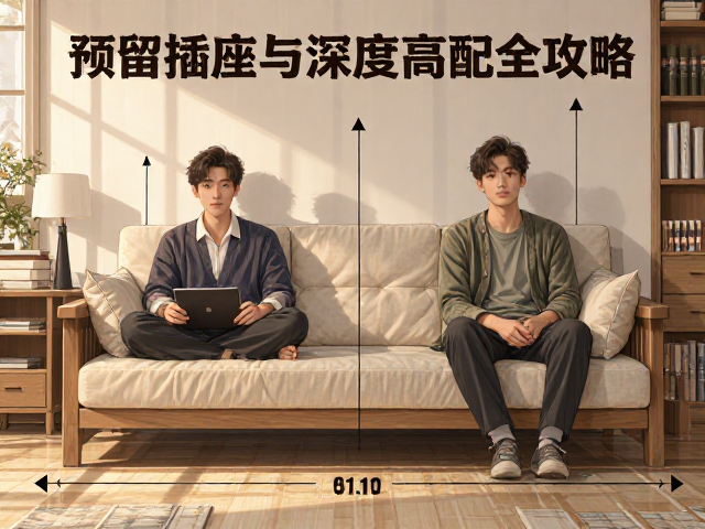 小户型沙发怎么选?预留插座与坐深身高匹配全攻略