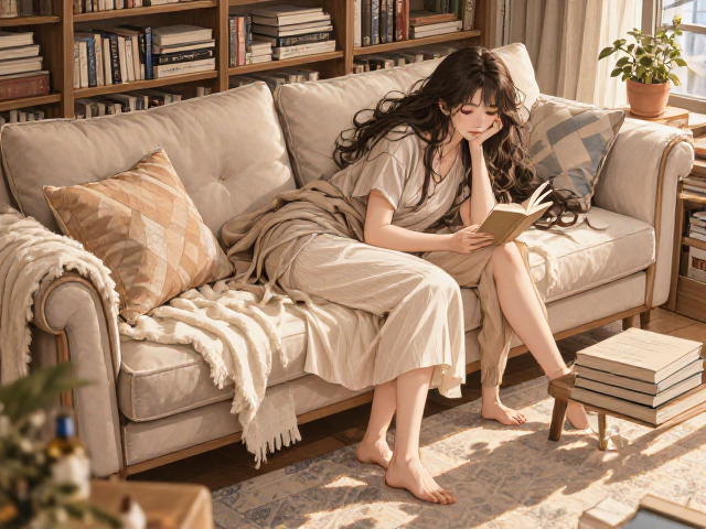 卧室阅读角怎么搭?1.4-1.6米双人宽单人沙发舒适指南