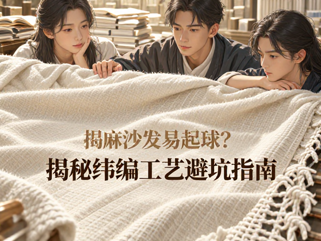 棉麻沙发易起球?揭秘纬编工艺避坑指南