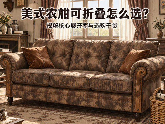 美式乡村风可折叠沙发怎么选?揭秘核心展开率与选购干货