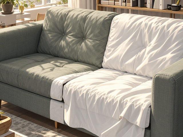 灰绿色布艺沙发选购,白色显大但易褪色?避坑指南与防晒建议