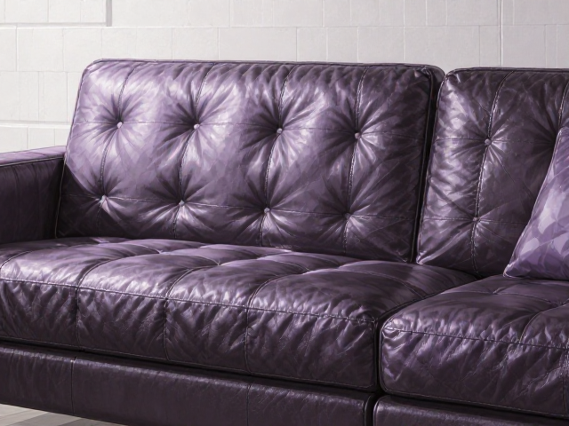 白色布艺沙发好打理?试试皮革深色或薰衣草紫,高级又耐看