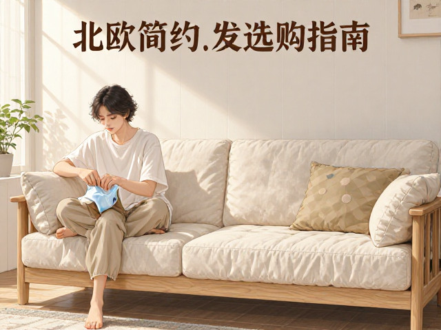 北欧简约橡木实木沙发选购指南,防潮防霉技巧与保养妙招