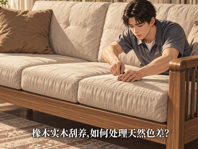 橡木实木沙发保养,避免硬物刮擦,如何处理天然色差?