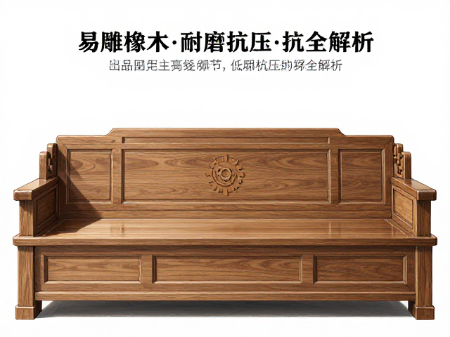橡木实木沙发,易雕刻工艺与耐磨抗压特性全解析