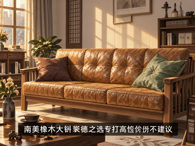 南美橡木实木沙发,经济实惠之选,打造高性价比客厅